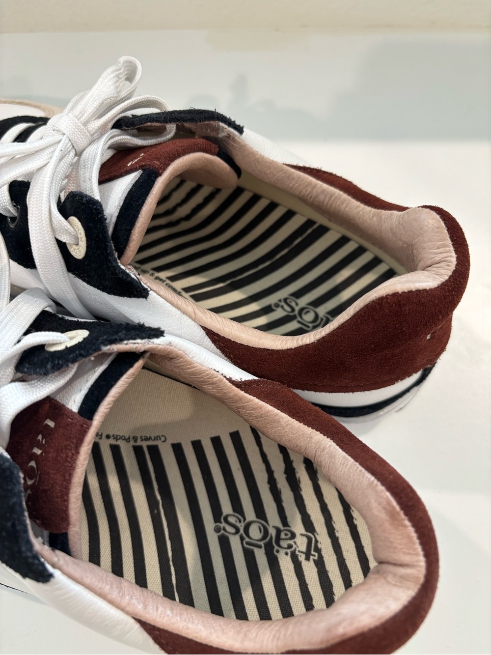 Taos 'Pop Soul' Leather & Suede Sneakers - Size 10 - Picture 7 of 10